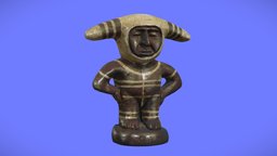 Small Chilene Statue scanner, native, 3dscanning, 3dscanned, souvenir, statue, chile, incan, maya, 3dscan, chilene