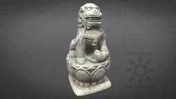 Chinese Lion Statue asia, china, heritage, photogrametry, lion, statue, asian-art, realitycapture, 3dprint, 3dscan, stone, sculpture, temple