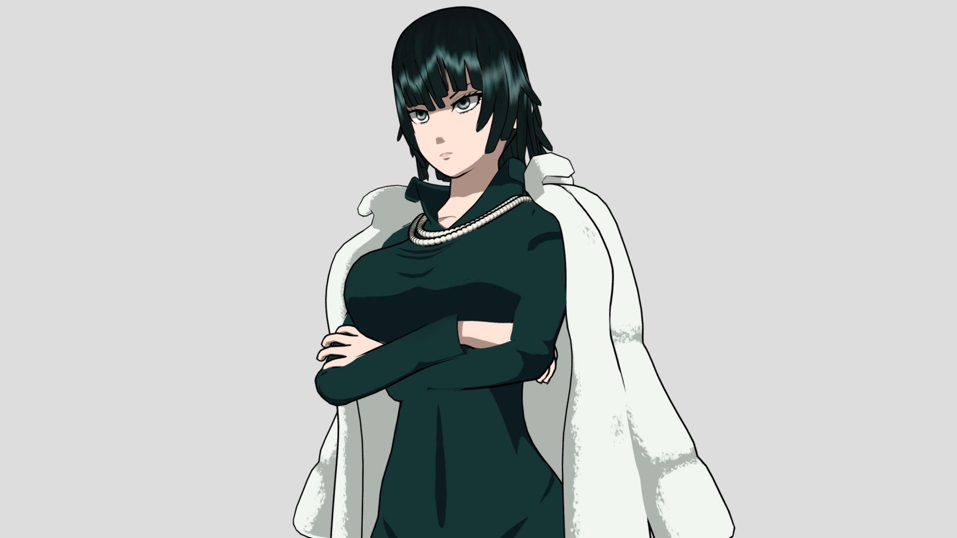 Model of Fubuki from One Punch Man show 3d model