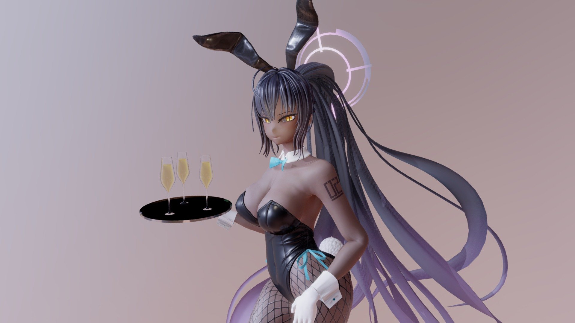 Bunny Chaser Aboard 

船上のバニーチェイサーより
バニーガール角楯 カリン - -Blue Archive- Karin (Bunny Girl) - 3D model by CBZN (@CBGN) 3d model