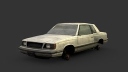 Reliant K Car abandoned, wreck, junkyard, dodge, k, coupe, destroyed, reliant, vehicle, car, free, download