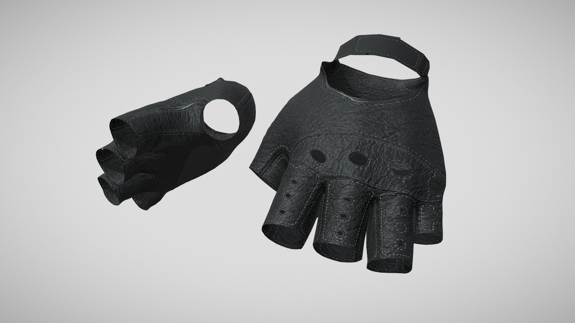 Fingerless leather gloves.
Suitable for both athletes and cyclists.
It can also be used as a tactical one.
The model is made in real scale
No intersections.
One UV card
PBR textures
Correct topology
Without the use of unwanted modifiers - Leather Gloves - Buy Royalty Free 3D model by RuslanOz (@KarinaOz) 3d model