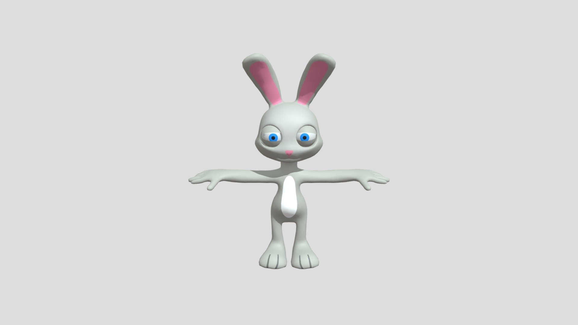 Bring a touch of whimsical charm to your projects with this hoppy stylized cartoon anthropomorphic rabbit 3D model. Perfect for games, animations, 3D prints, or unique decor, its customizable features and playful personality will add a touch of magic 3d model