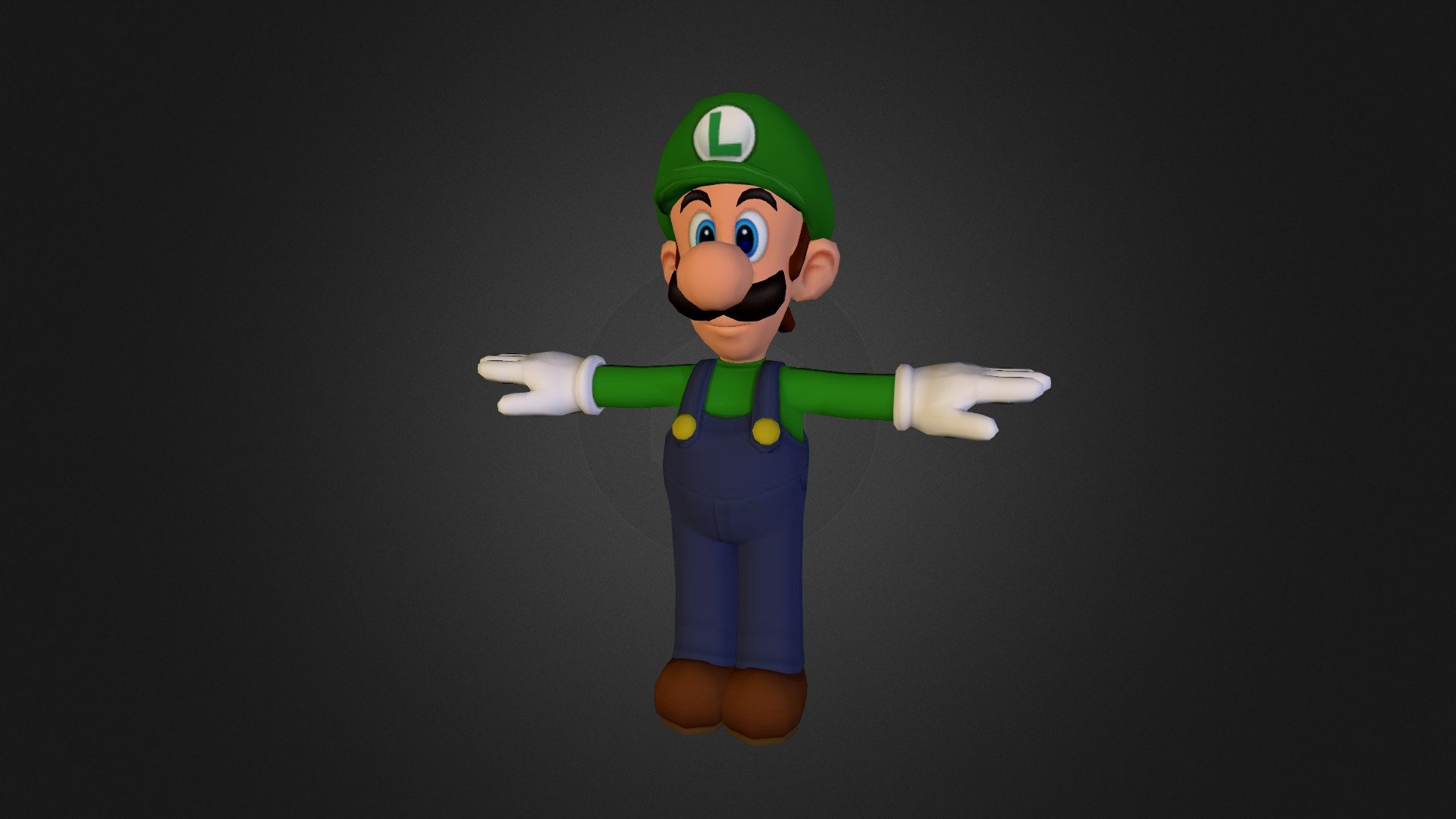 Luigi - 3D model by Sparky 3d model