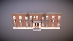 Modern Building 5. modern, exterior, gameassets, unity, unity3d, architecture, house, building, gameready, environment