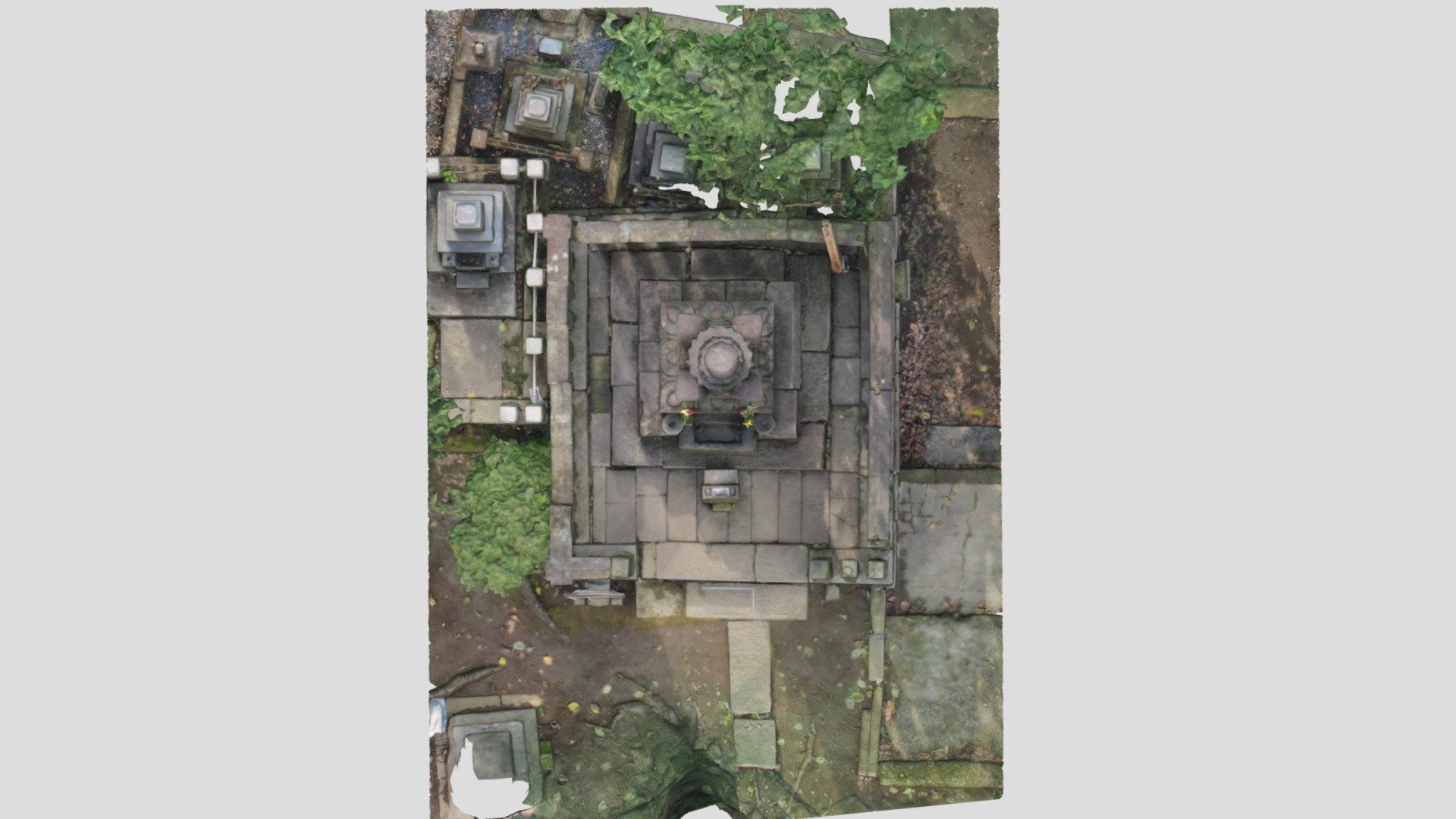 慶長16(1611)年に亡くなった加藤清正の供養塔で、娘の瑤林院（紀州徳川家初代頼宣の正室）が慶安2(1649)年に造立している。反花座の向かって右側面には、軍配と兜のの前立てのレーフがあるが、実施に塔下にそれらが納められているという。東京都大田区池上本門寺所在。大田区指定文化財。 - 加藤清正の供養塔（周辺含む） - 3D model by Honma (@sekizo) 3d model