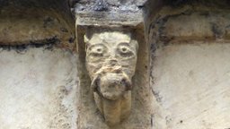 Strange beast corbel, Winchester Cathedral beast, medieval, grotesque, corbel, heritage-photogrammetry, church-architecture-photogrammetry, winchester-cathedral, beestie