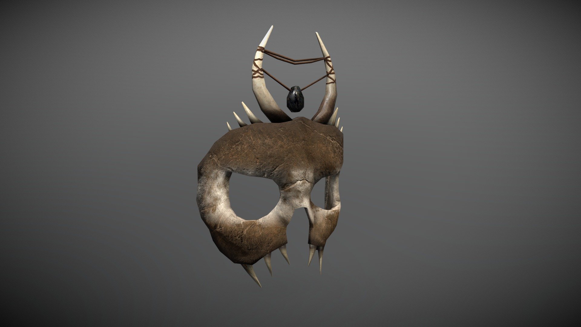 A voodoo mask for characters or for decoration.

Includes 1K and 2K textures (Albedo, Roughness, AO, Normal) 3d model