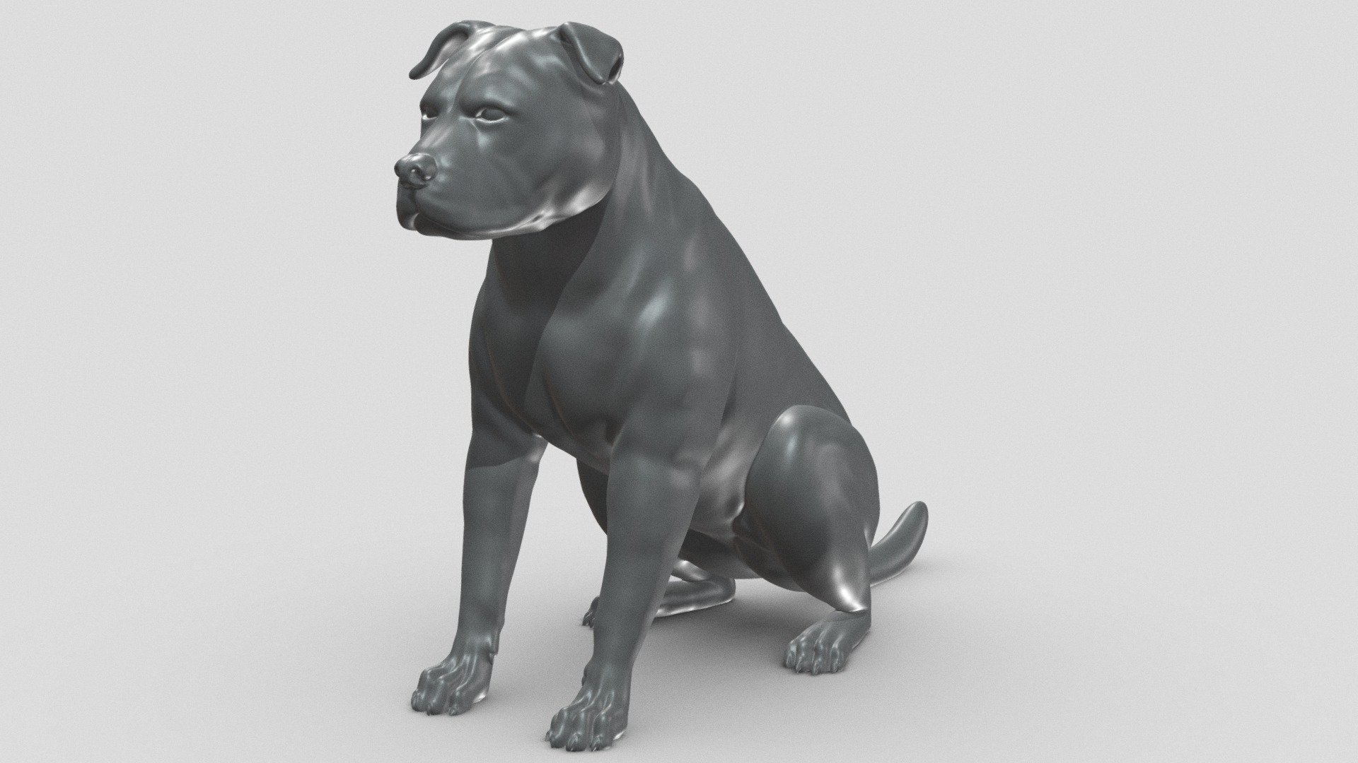 Preview shows decimated version. Extra files included .STL format.

STL file checked by Netfabb

Model height 100 mm, but you can change the size you like

It is suitable for decorating your room or desk, and of course you can give it to your loved ones

I hope you like it and thanks for the support! - English Staffordshire V2 3D print model - Buy Royalty Free 3D model by Peternak 3D (@peternak3d) 3d model
