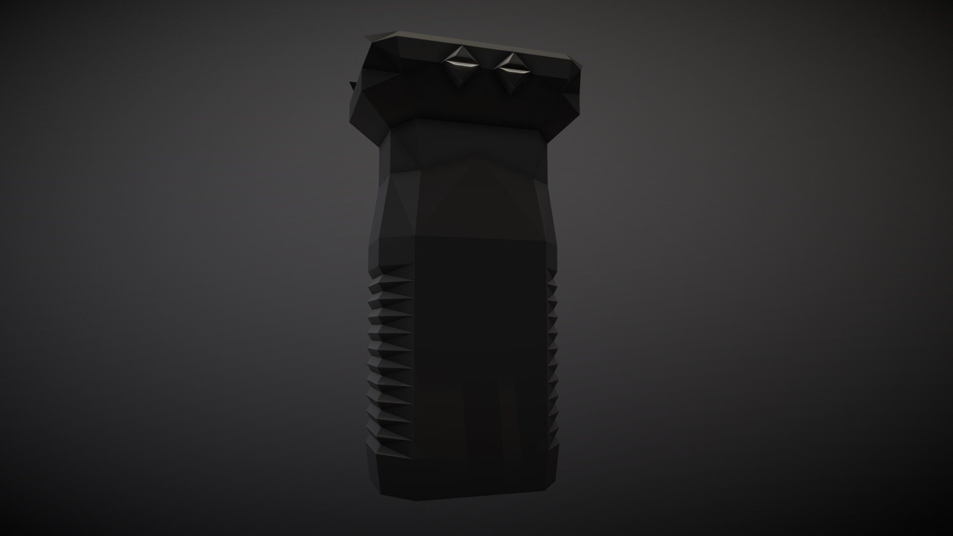 Magpul Rail Vertical Grip, what more is there to say? - Low-Poly Magpul RVG - Download Free 3D model by notcplkerry 3d model