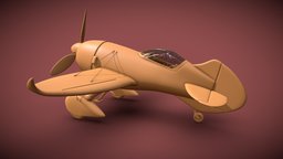 Gee Bee -R3 Air-racing toy/style toy, airplane, aircraft, airrace, 3dprint, racing, plane, noai