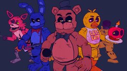 Stylized Five Nights at Freddys