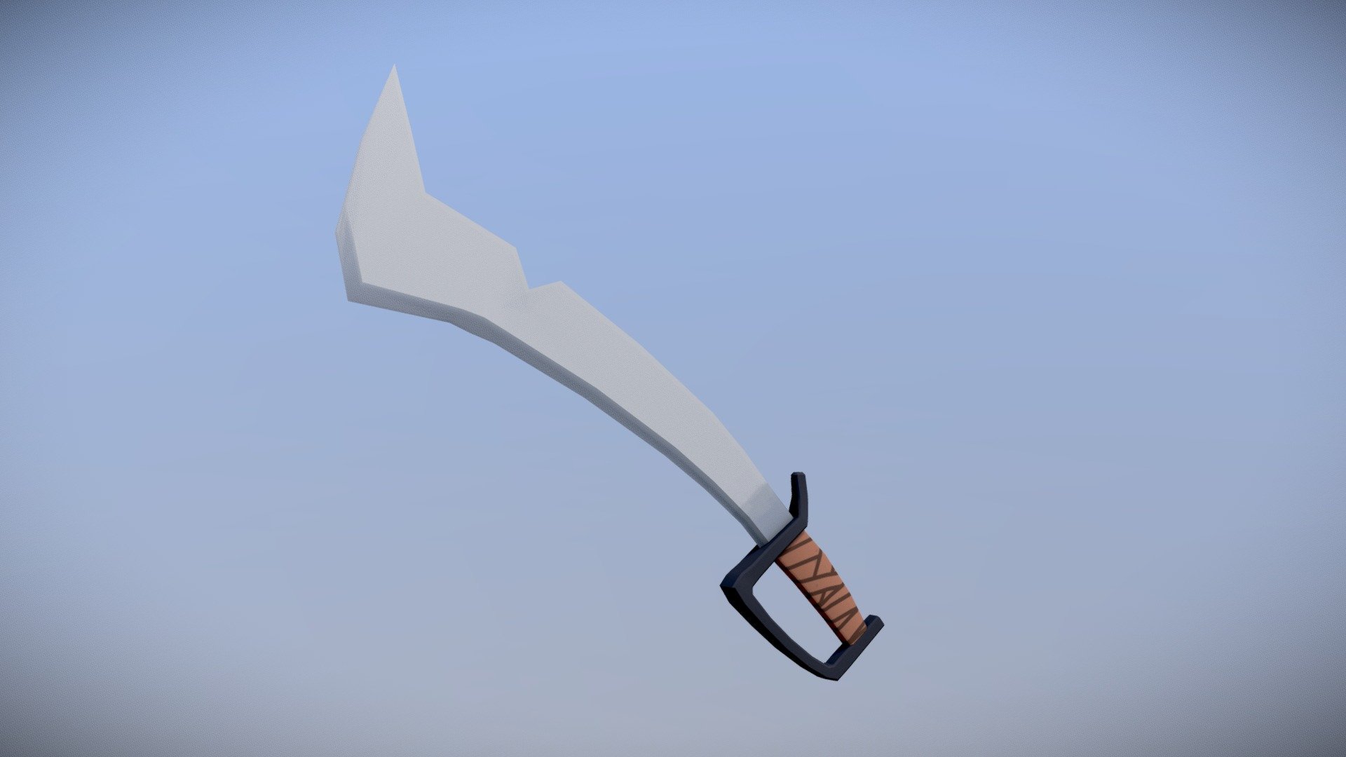 Arrr - Low Poly Pirate Sword - Download Free 3D model by papysh 3d model