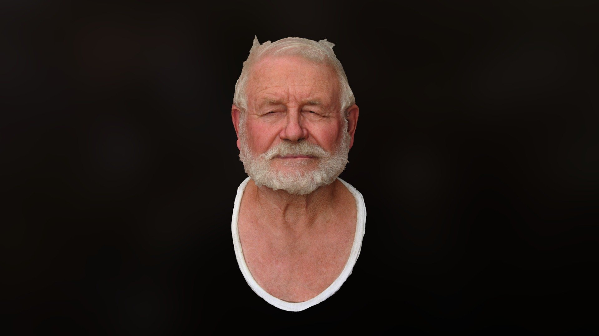 Elderly man - 3D model by SenYul 3d model