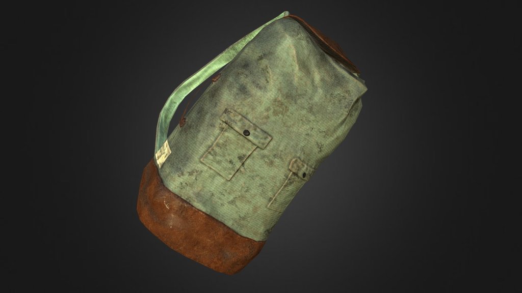 Prop for a WIP character - Bag - Download Free 3D model by philippe_olivier_lapalme 3d model