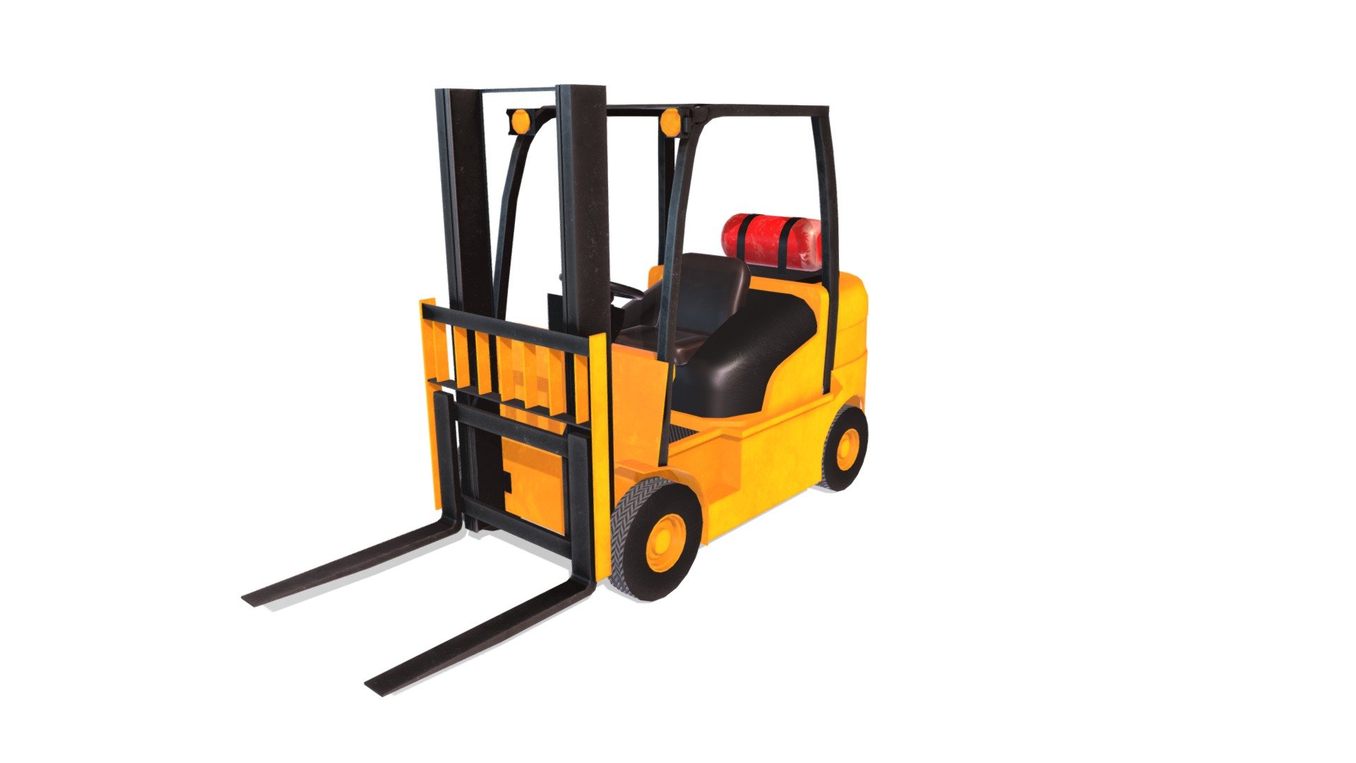 Forklift - Forklift - Buy Royalty Free 3D model by BrightVisionGame 3d model