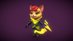 Robin Archer cat, archer, character, caterra