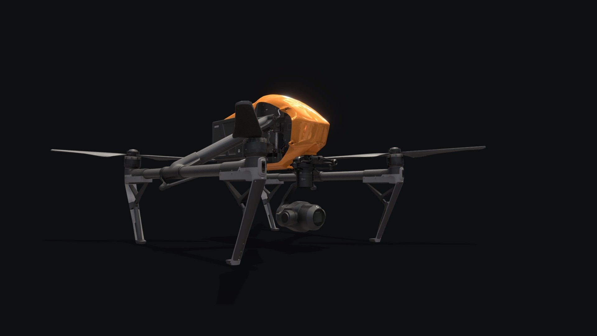 The DJI Inspire Pro and Inspire 1 RAW are the smallest, easiest professional aerial filmmaking platforms in the world. They combine DJI’s unparalleled leadership in aerial technology with world-class M4/3 imaging capabilities. Whether you are a professional photographer or a Hollywood filmmaker, the Inspire 1 Pro and Inspire 1 RAW are ready to take your work to new heights.
 - Drone DJI Inspire Pro 4K (animated) - 3D model by AERO3D (@aero3d.ua) 3d model