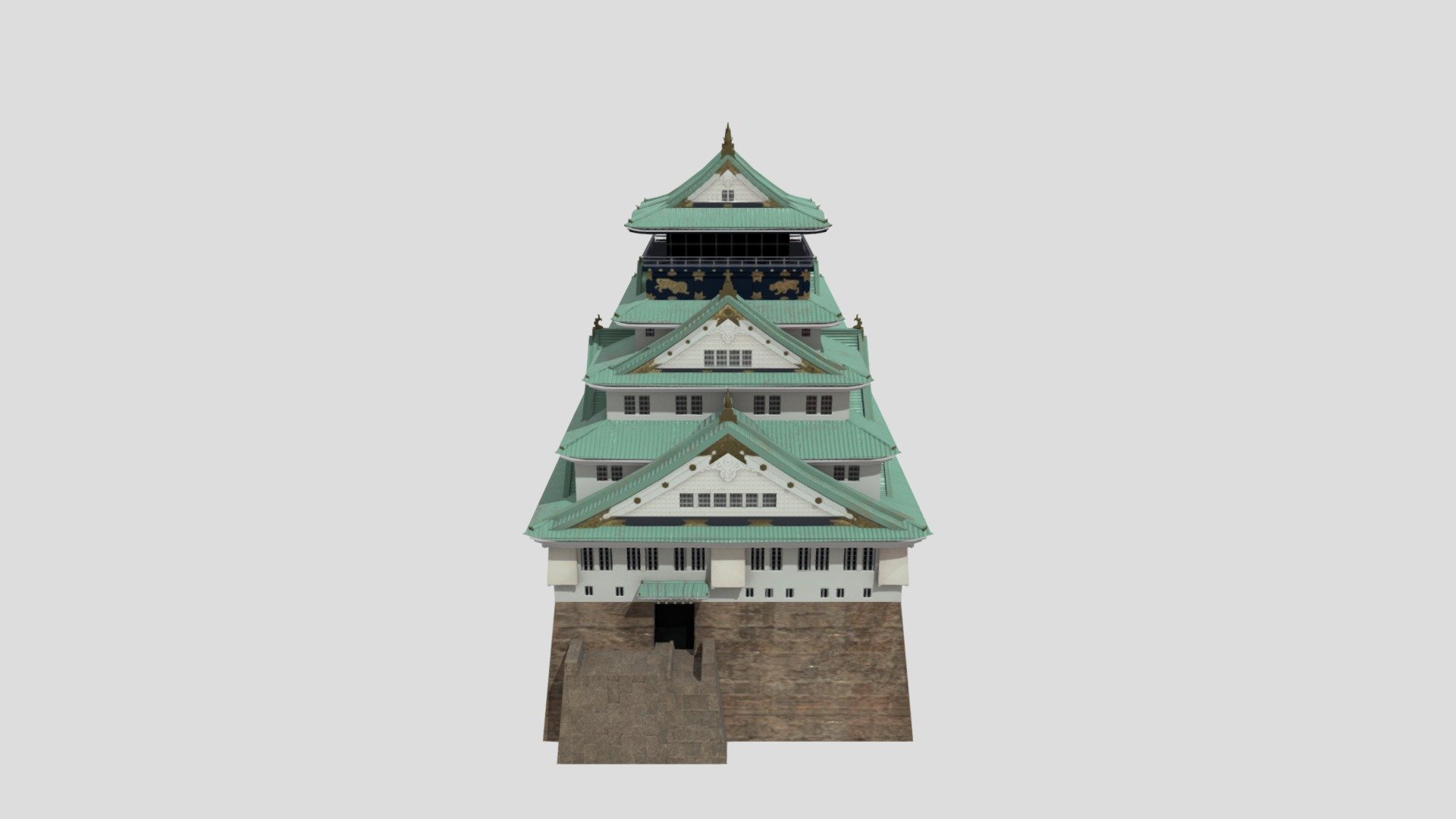 Osaka Castle
-Alicia - Osaka Castle - 3D model by TreasuredTeam 3d model