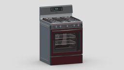 Samsung 5 8 Cu Ft Gas Range With Convection room, gas, mount, household, wash, washer, range, dishwasher, smart, electronics, microwave, cooker, dryer, vacuum, appliance, hood, samsung, realistic, kitchen, refrigerator, induction, pressure, cooktop, 3d, design, house, concept, robot, electric, wall