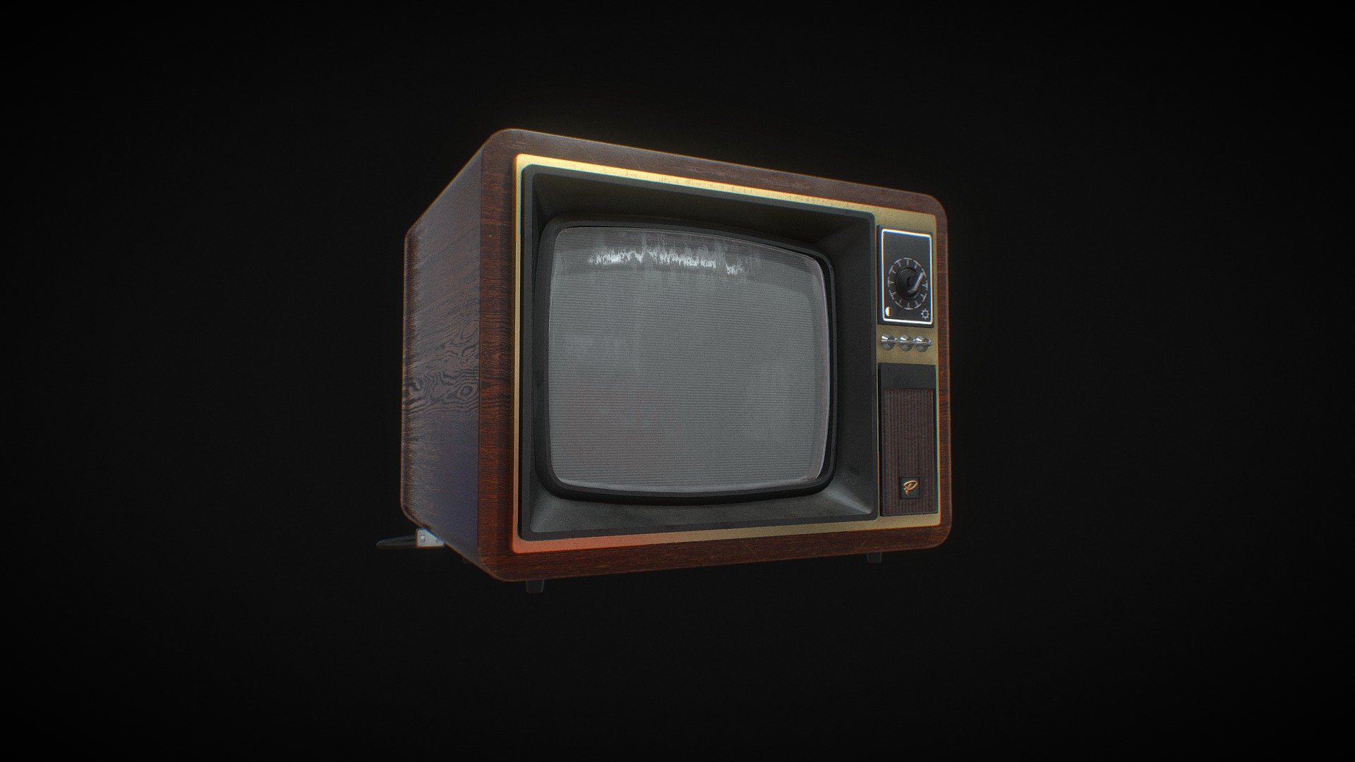 Old TV.4K texture. It is now paid to use. You can use it for any purpose! - TV - Buy Royalty Free 3D model by roko (@d08370628) 3d model