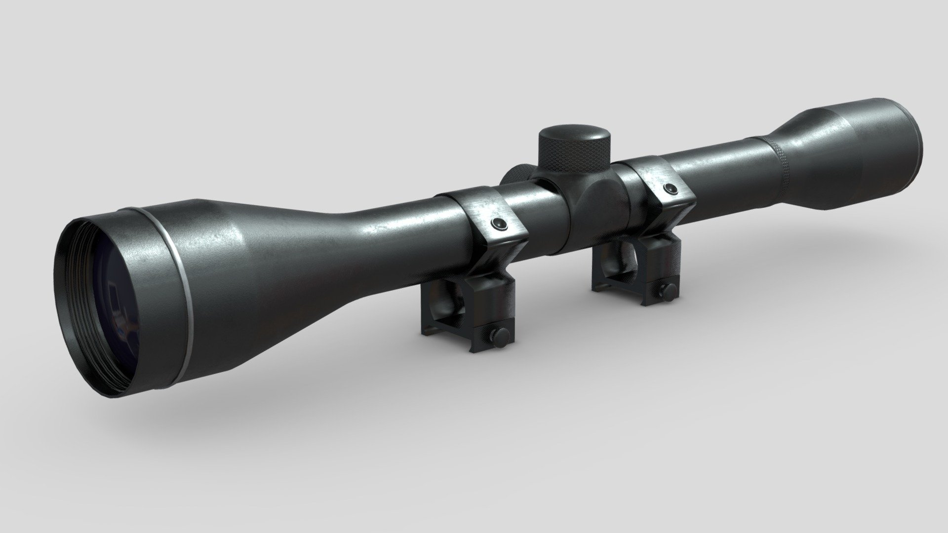 Scope that can be used on any weapon with a picatinny rail. PBR textures that look good from all angles - Military grade scope - 3D model by Joe-Wall (@Aceofjoey) 3d model