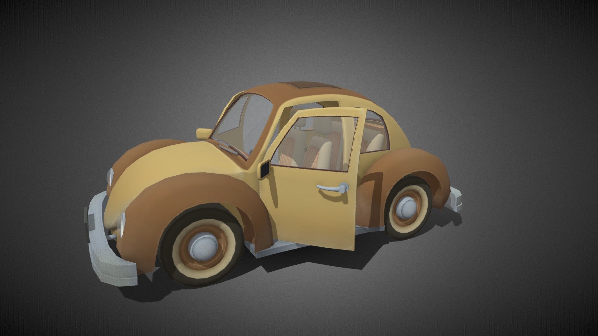 Car - cartoon Car - Buy Royalty Free 3D model by misitewang 3d model