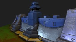 Dota Tower tower, warcraft, armor, rpg, fort, storm, dota, defense, siege, heroes, fortification, hots, strategy, combat, tactics, warcraft3, fortnite, warcraft-inspired, warcraft-theme, warcraft-style, unity, unity3d, weapons, blender, building