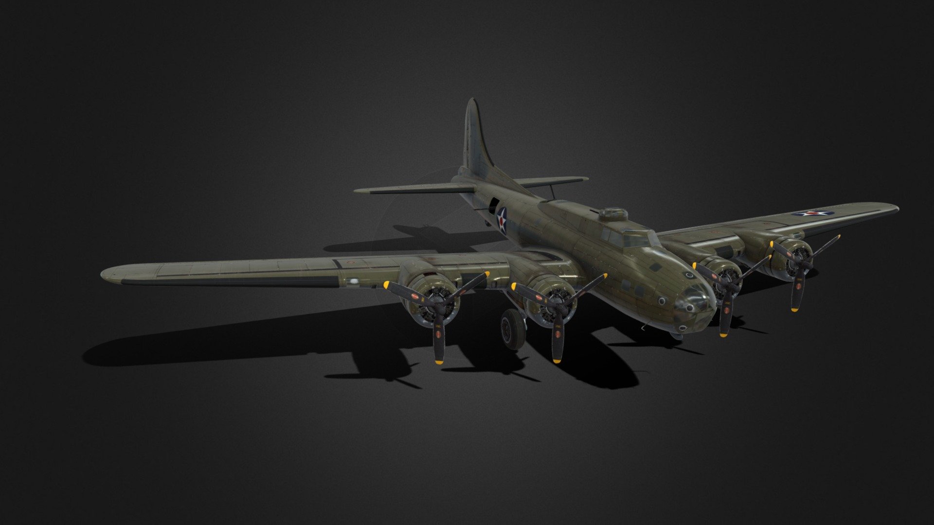B-17E Flying Fortress - 3D model by fantom2205 (@f2205) 3d model