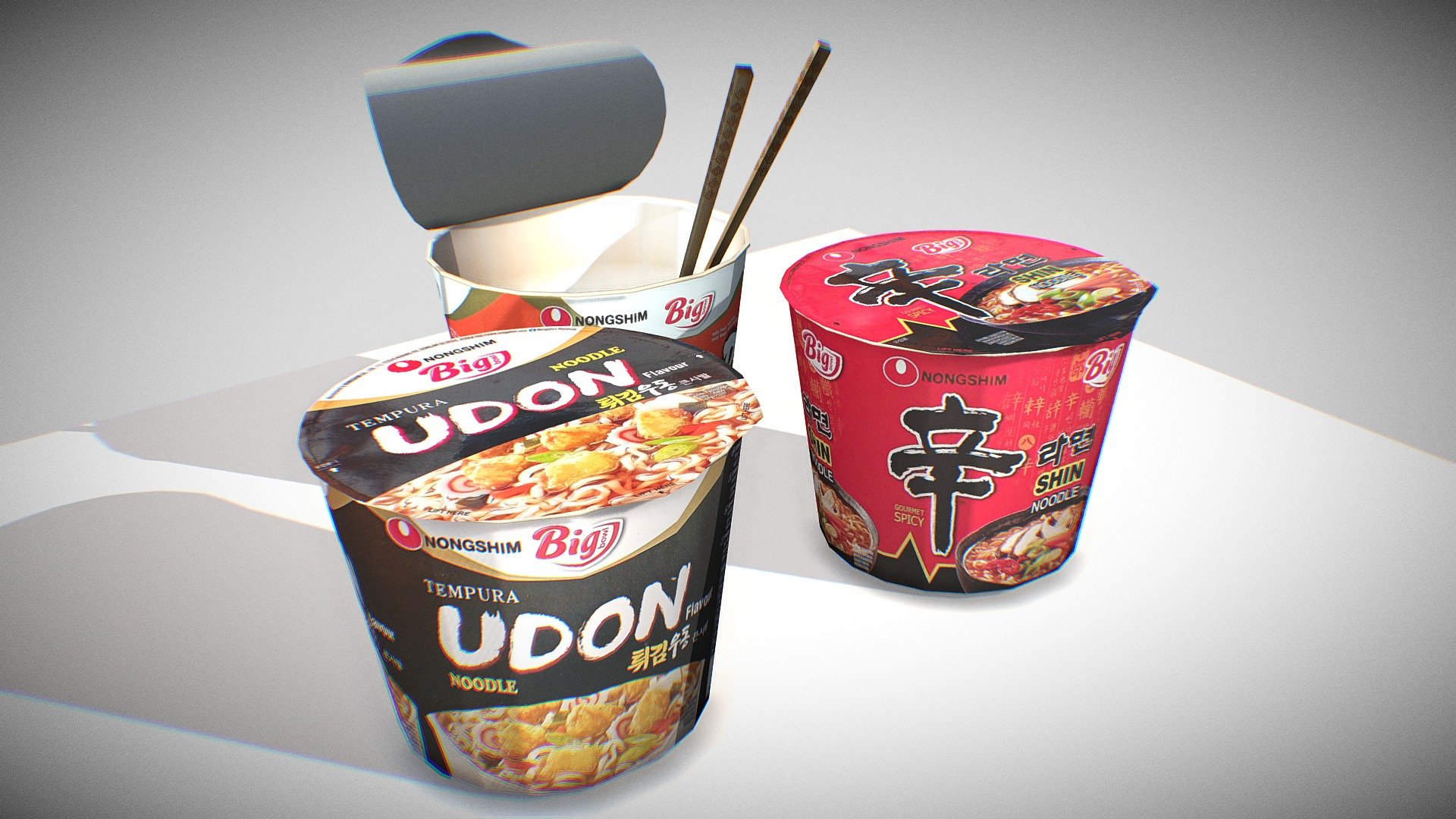 some tasty noodles - Download Free 3D model by rkd.zone 3d model