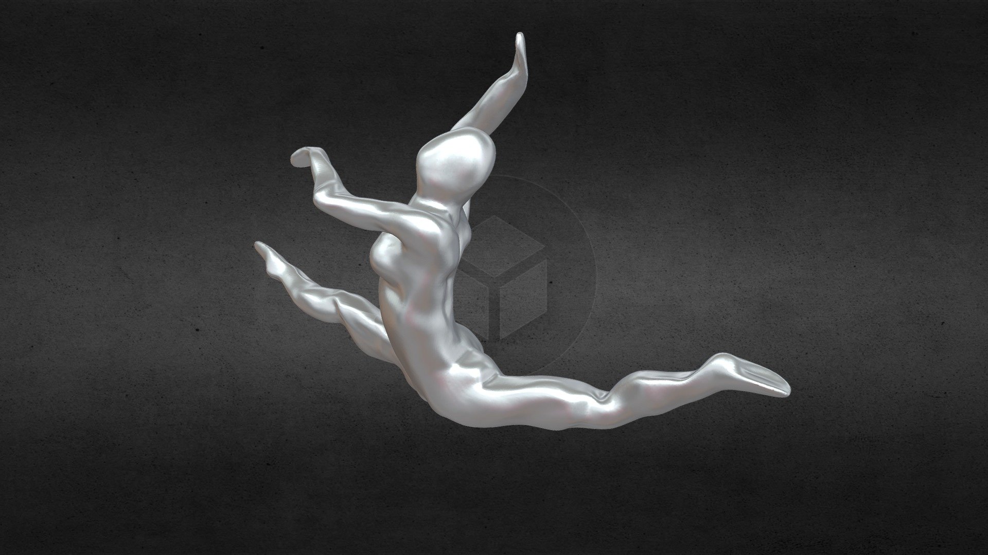 Baletnica - 3D model by justmajkel 3d model