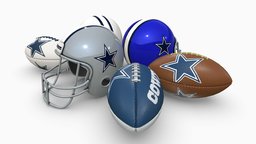 Dallas Cowboys American Football Vintage Pack football, nfl, american, texas, dallas, cowboys, metalness, american-football-ball, lowpoly-gameasset-gameready, lowpolymodel, american-football, unitedstates, americanhistory, united-states-of-america, pbr-game-ready, realtimeasset, pbr-materials, realtime-ready, helmet-3d-model, lowpoly, helmet, gameasset, usa, gameready, nflfootball, noai, nfl-3d, football-team, american-football-helmet