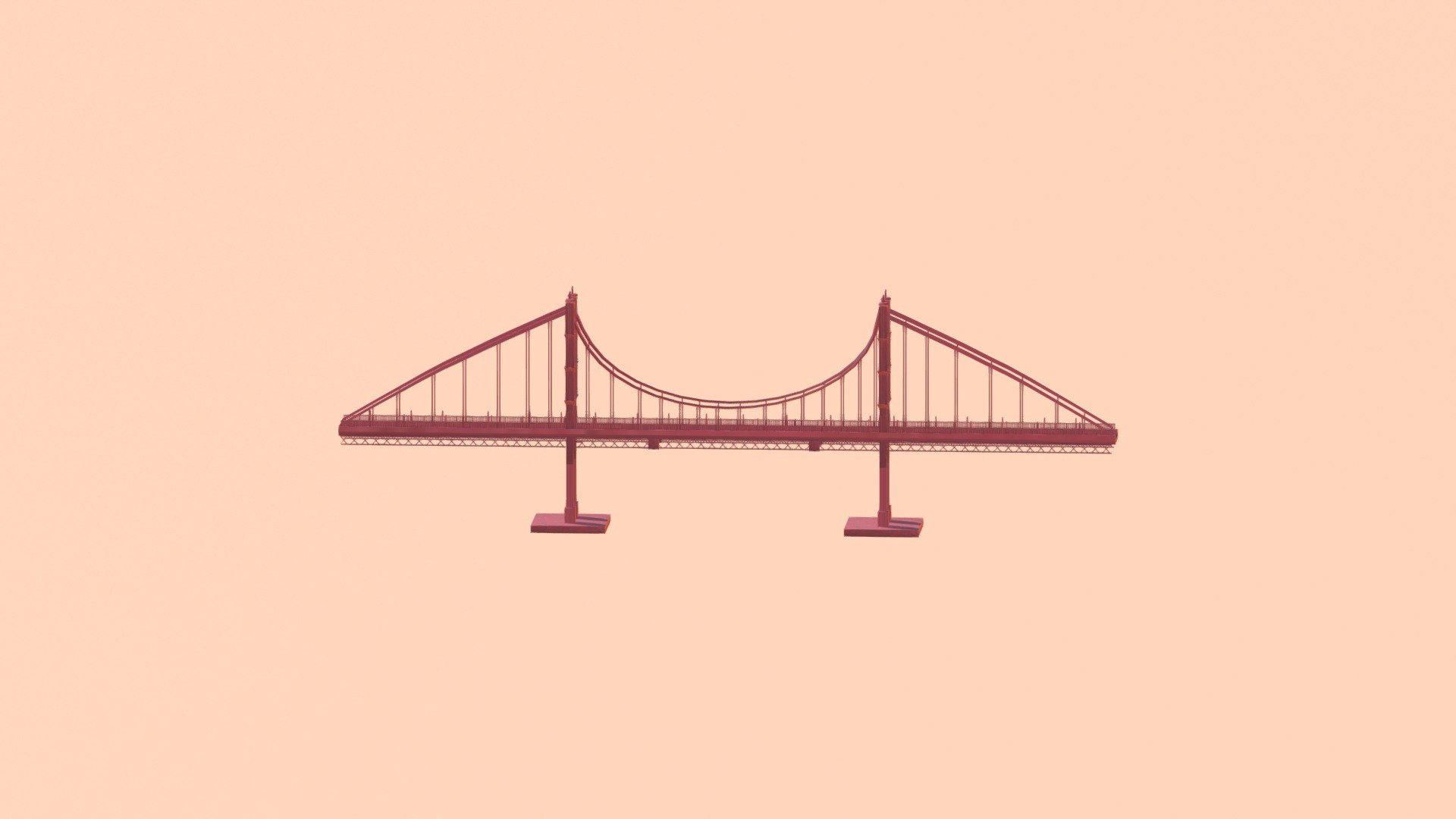 Beautiful Golden Gate Bridge!

Hours involved: 3 hours - Golden Gate Bridge Textured - 3D model by alyssajsharpe 3d model