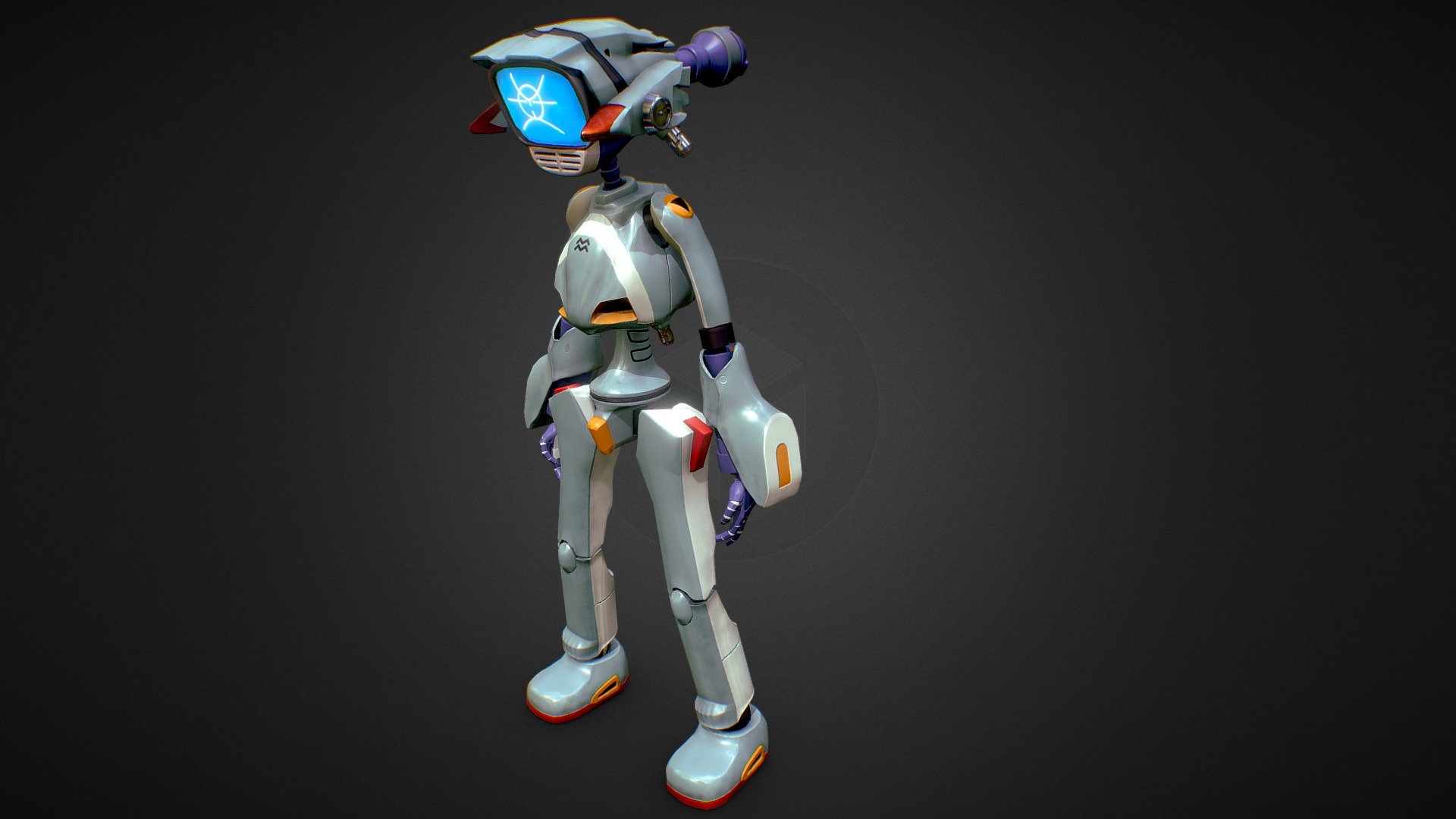 https://www.artstation.com/matiasviana - FLCL - Canti - 3D model by Matías Viana (@mativiana) 3d model