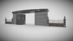 3D Garden Enterance Security object, plant, base, gate, vray, exterior, residential, block, security, urban, post, unreal, guard, obj, ready, access, easy, fbx, town, realistic, max, old, real, enter, modeling, unity, unity3d, architecture, asset, game, 3d, low, poly, model, house, 3ds, building, factory, interior, "industrial", "environment", "enine"