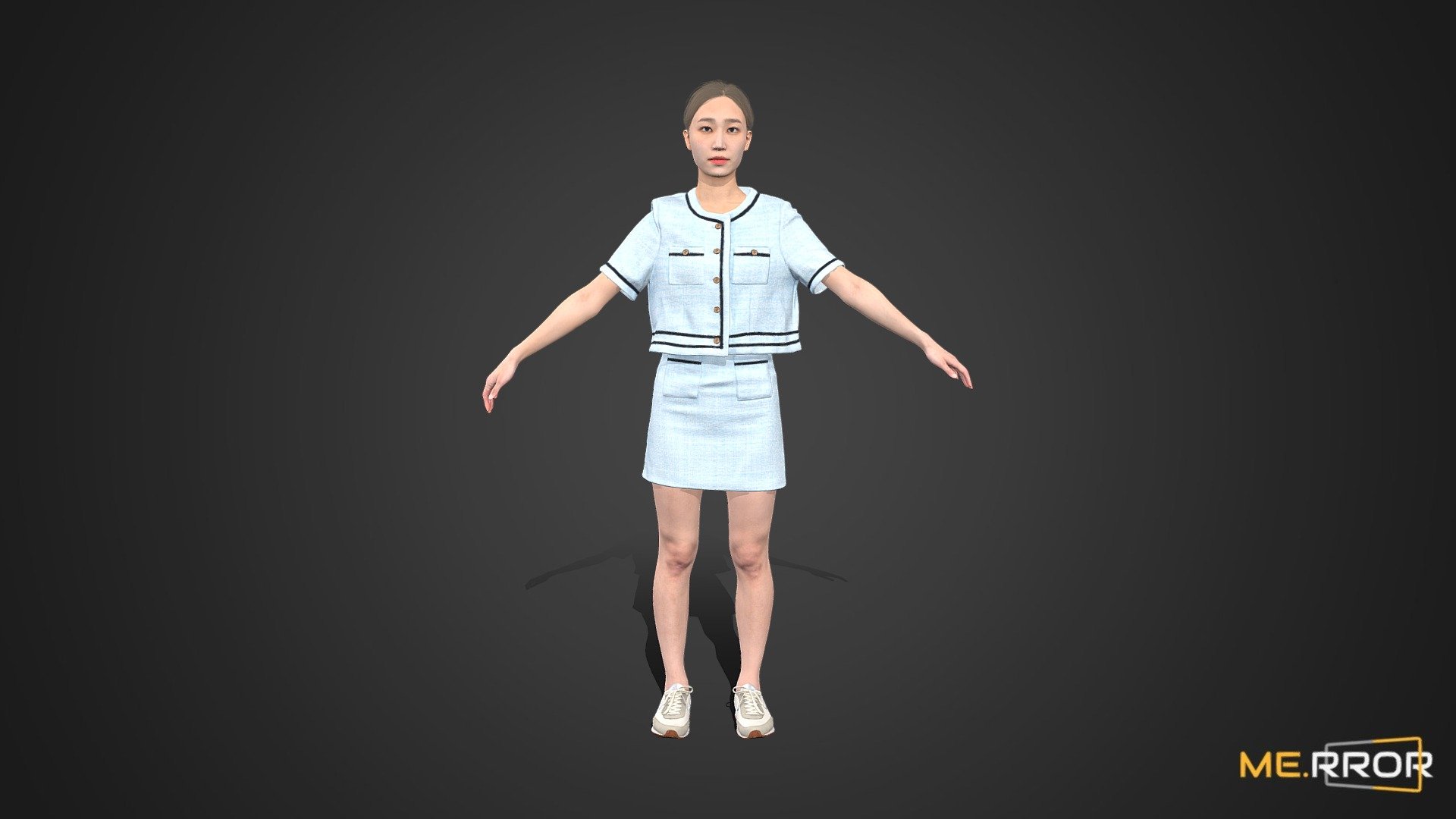 ME.RROR


From 3D models of Asian individuals to a fresh selection of free assets available each month - explore a richer diversity of photorealistic 3D assets at the ME.RROR asset store!

https://me-rror.com/store




[Model Info]




Model Formats : FBX, MAX

Texture Maps (8K) : Diffuse, Normal, Opacity

If you encounter any problems using this model, please feel free to contact us. We'd be glad to help you.



[About ME.RROR]

Step into the future with ME.RROR, South Korea's leading 3D specialist. Bespoke creations are not just possible; they are our specialty.

Service areas:




3D scanning

3D modeling

Virtual human creation

Inquiries: https://merror.channel.io/lounge - [Game-ready] Asian Woman Scan A-Posed 9 - Buy Royalty Free 3D model by ME.RROR (@merror) 3d model