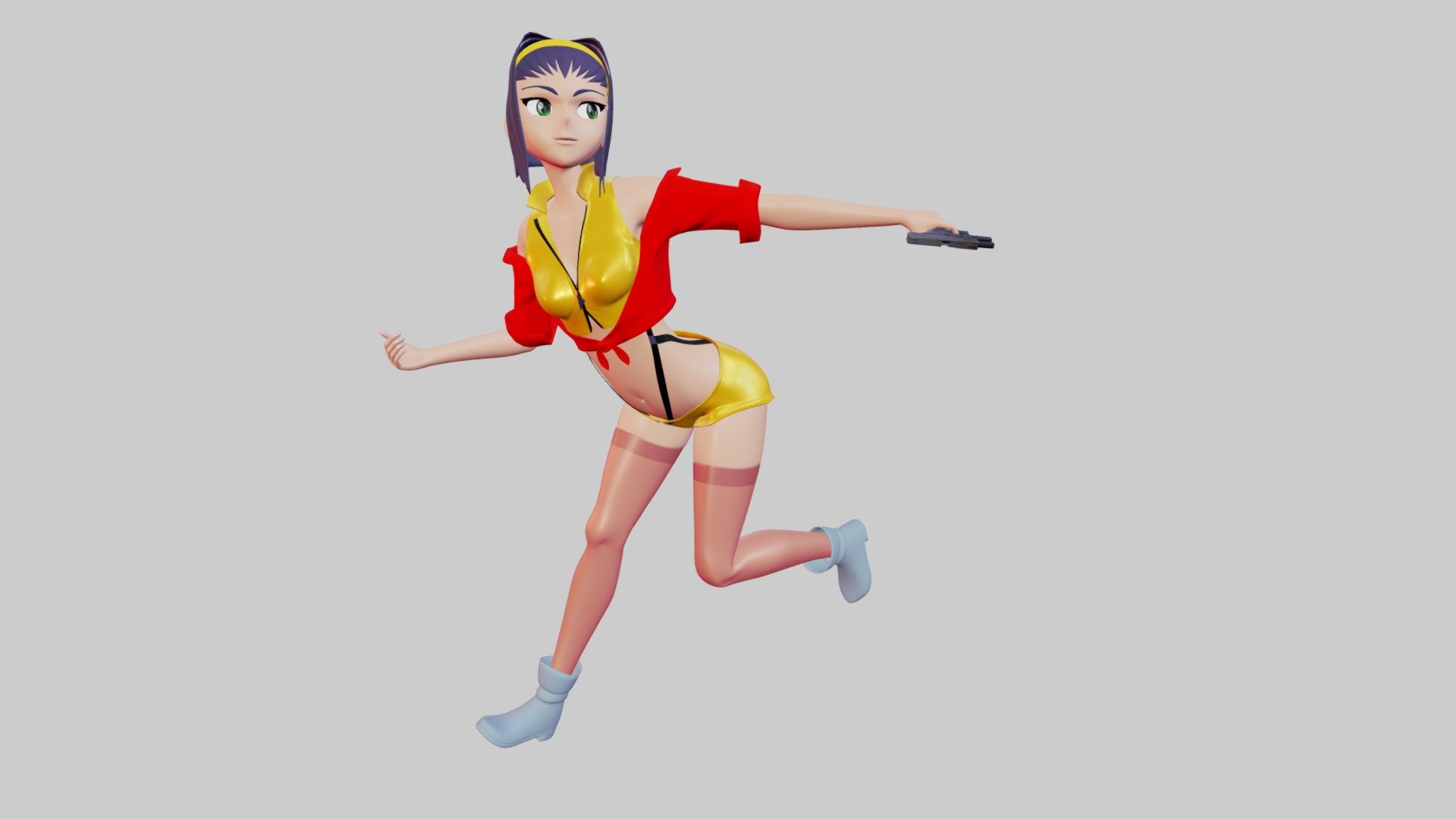 Faye Valentine from the anime and manga series Cowboy Bebop - Faye Valentine - Download Free 3D model by zeromomo 3d model