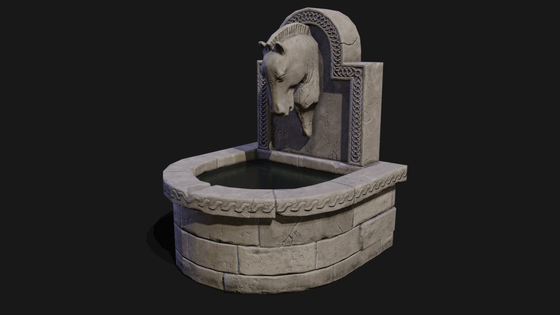 model made in spare time for practice
based on well from Edoras - Well - 3D model by lukaszukszymon 3d model
