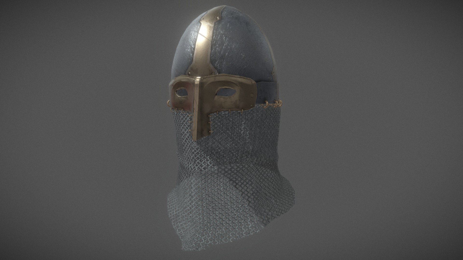 The chichak is a type of helmet used in Eastern Europe. It has cheek pieces, a conical shape, and occasionally a chainmail neck guard.

Some have anthropoid faceplates, particularly the ones commanders wear 3d model