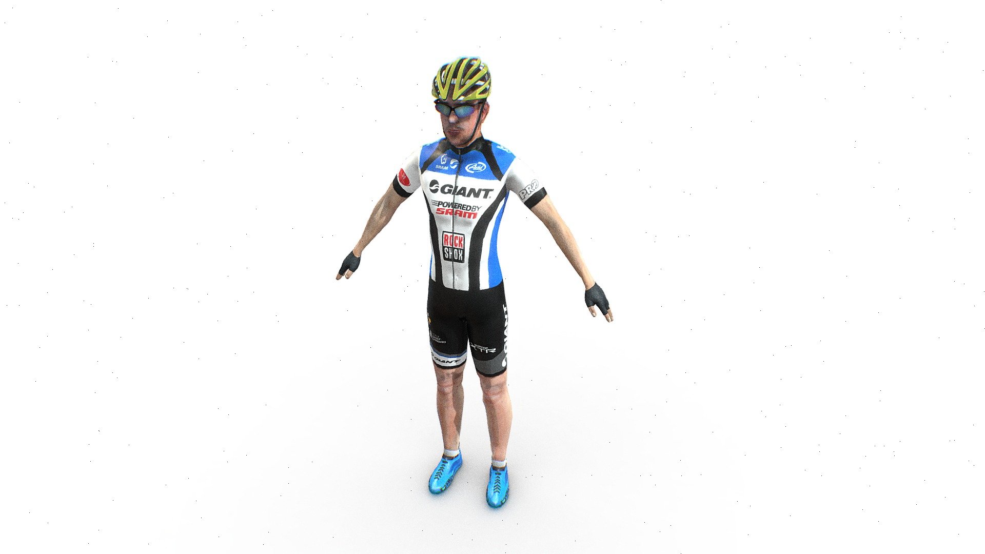 Racing Cyclist 3D Model - Racing Cyclist - Buy Royalty Free 3D model by Omni Studio 3D (@omny3d) 3d model