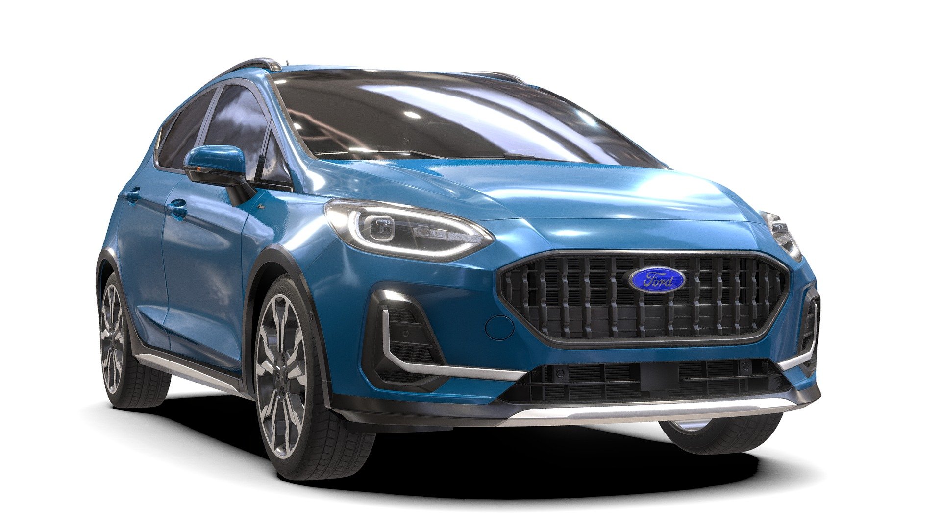 Ford Fiesta Active 5-Türer 2022 - 3D model by autoactiva 3d model