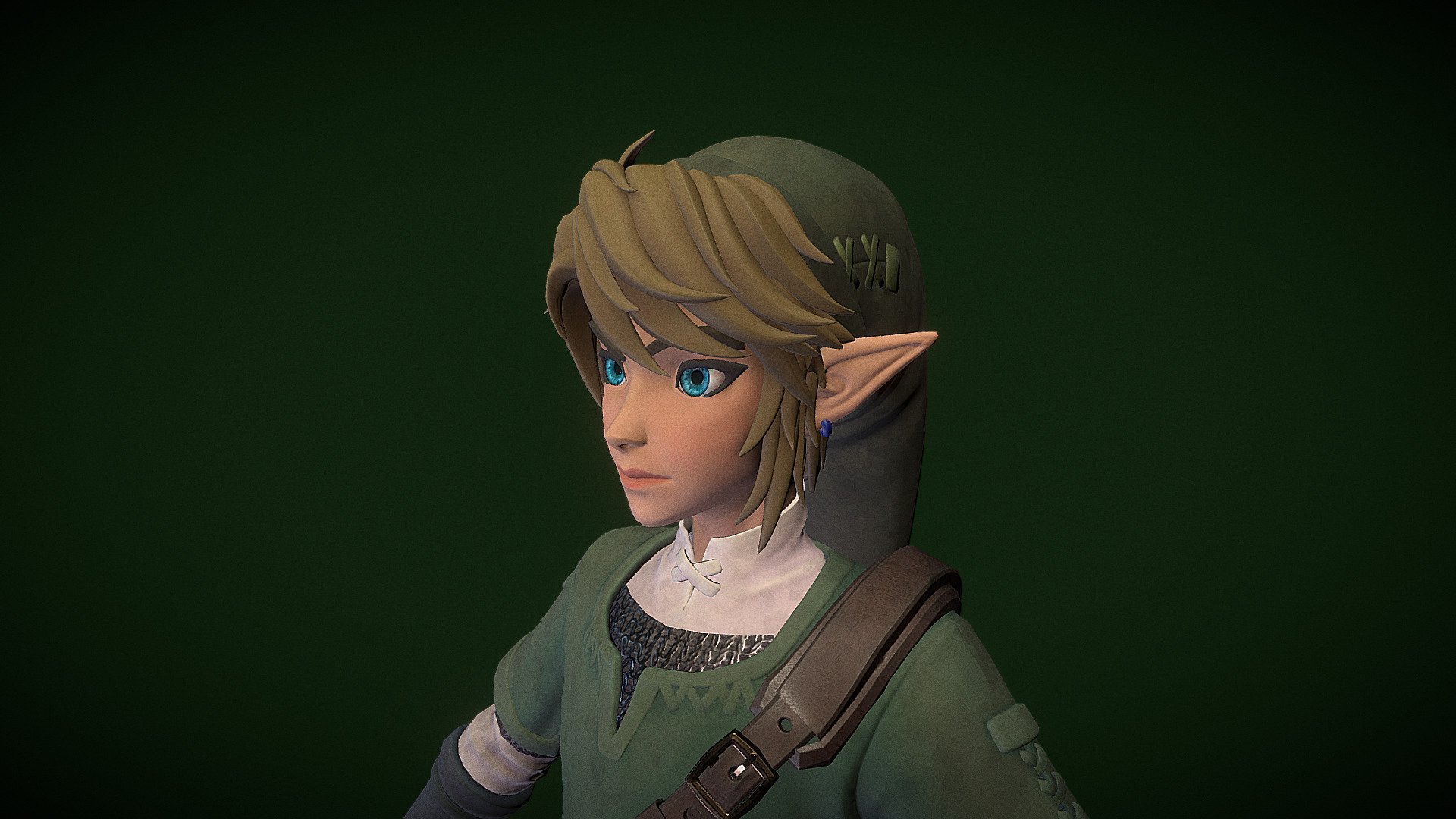 A Stylized Fan art of Link from Twilight Princess.
Made on Zbrush , retopo on Maya and Texture in Substance Painter.
I'm a huge fan of Twilight Princess and it was the first zelda I've played 3d model