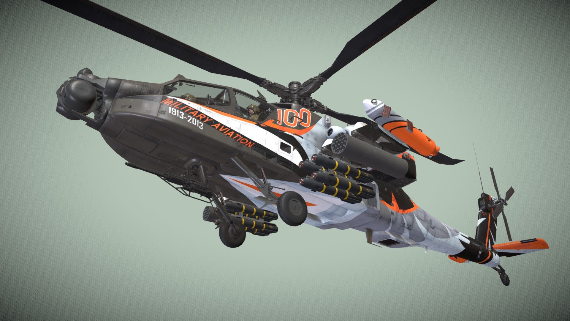 Helicopter Apache AH-64D Royal Netherlands Airforce  Basic Animation


Static and Complex Animation versions are available as seperate models (see my profile models)


File formats: 3ds Max 2021, FBX, Unity 2021.3.5f1


This model contains 6 Animations (See dropdown list below the time line)


Weapon:


External Fuel Tank 

Launcher M-260 with Hydra 70 missiles 

Launcher M-261 with Hydra 70 missiles 

Hellfire launcher and missiles 

M230 chain gun 

AIM-92 Stinger Launcher and missiles 

AIM-9L Missile


This model contains PNG textures(4096x4096):


-Base Color

-Metallness

-Roughness


-Diffuse

-Glossiness

-Specular


-Emission

-Normal

-Ambient Occlusion
 - Apache AH-64D Netherlands Airforce Basic - Buy Royalty Free 3D model by pukamakara 3d model