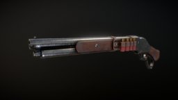 Winchester 1887 (short) vintage, terminator, firearm, western, winchester, 1887, shotgun