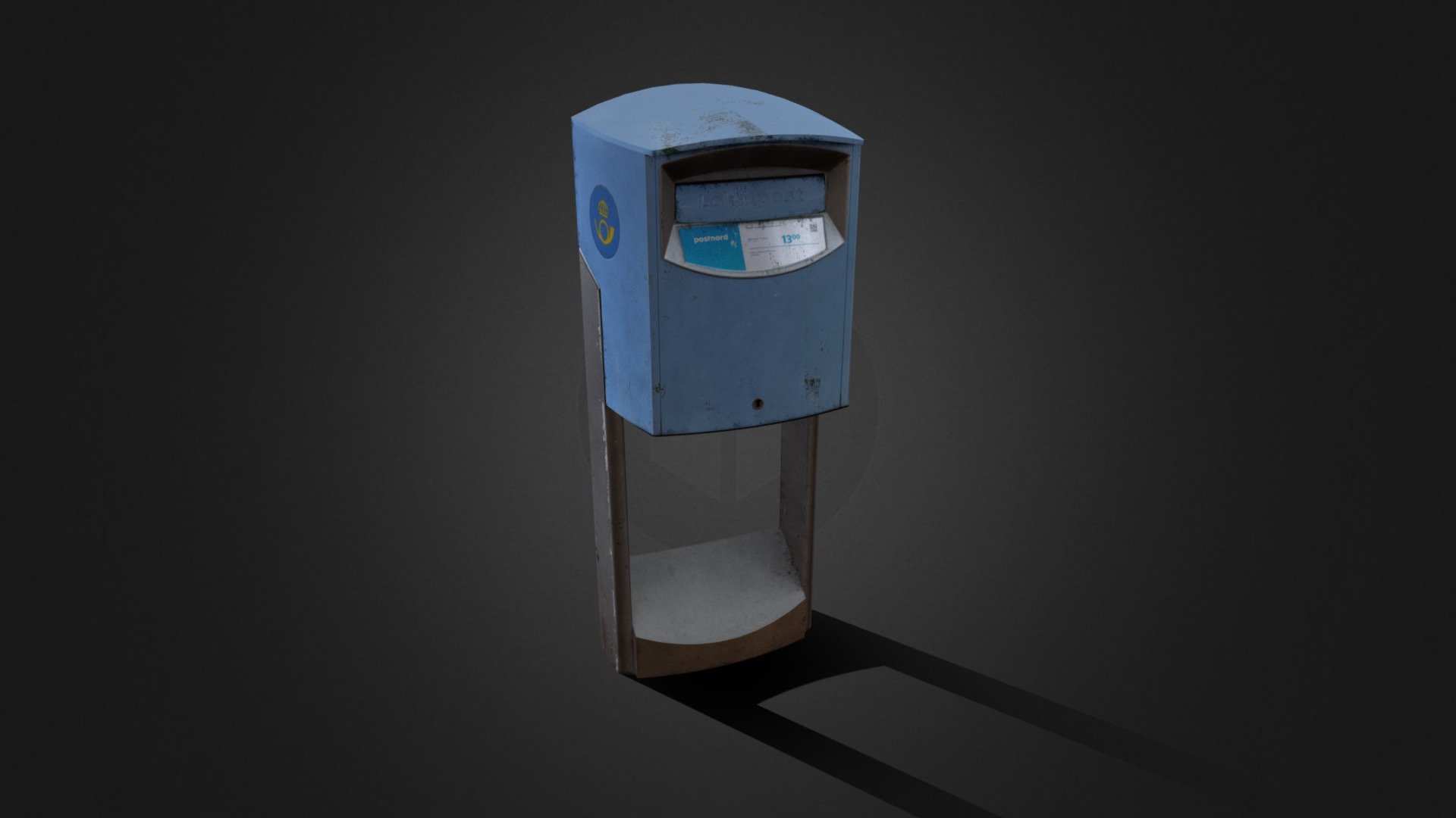 a postbox found all over stockholm. lowpoly pbr prop for vr, ar and games.

modelled in 3dsmax, exported with unity

checkout its sibling: https://skfb.ly/ovSpu - swedish postbox - blue - Buy Royalty Free 3D model by DINmatin 3d model