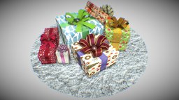 Gift boxes christmas, gift, gifts, happynewyear, newyear, assetstore, props-assets, giftbox, giftwrap, happy-new-year, gift-box, assets3d, asset, blender, pbr, lowpoly, blender3d, 3dmodel, gameready, christmasgift, noai