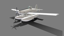 Airtractor AT-802F FIREBOSS Static low poly airplane, other, scenery, private, airport, simulator, aircraft, static, fsx, xplane, firefighting, texturedmodel, lowpoly, gameasset, flightsimulator, p3d, msfs, airtractor, fireboss