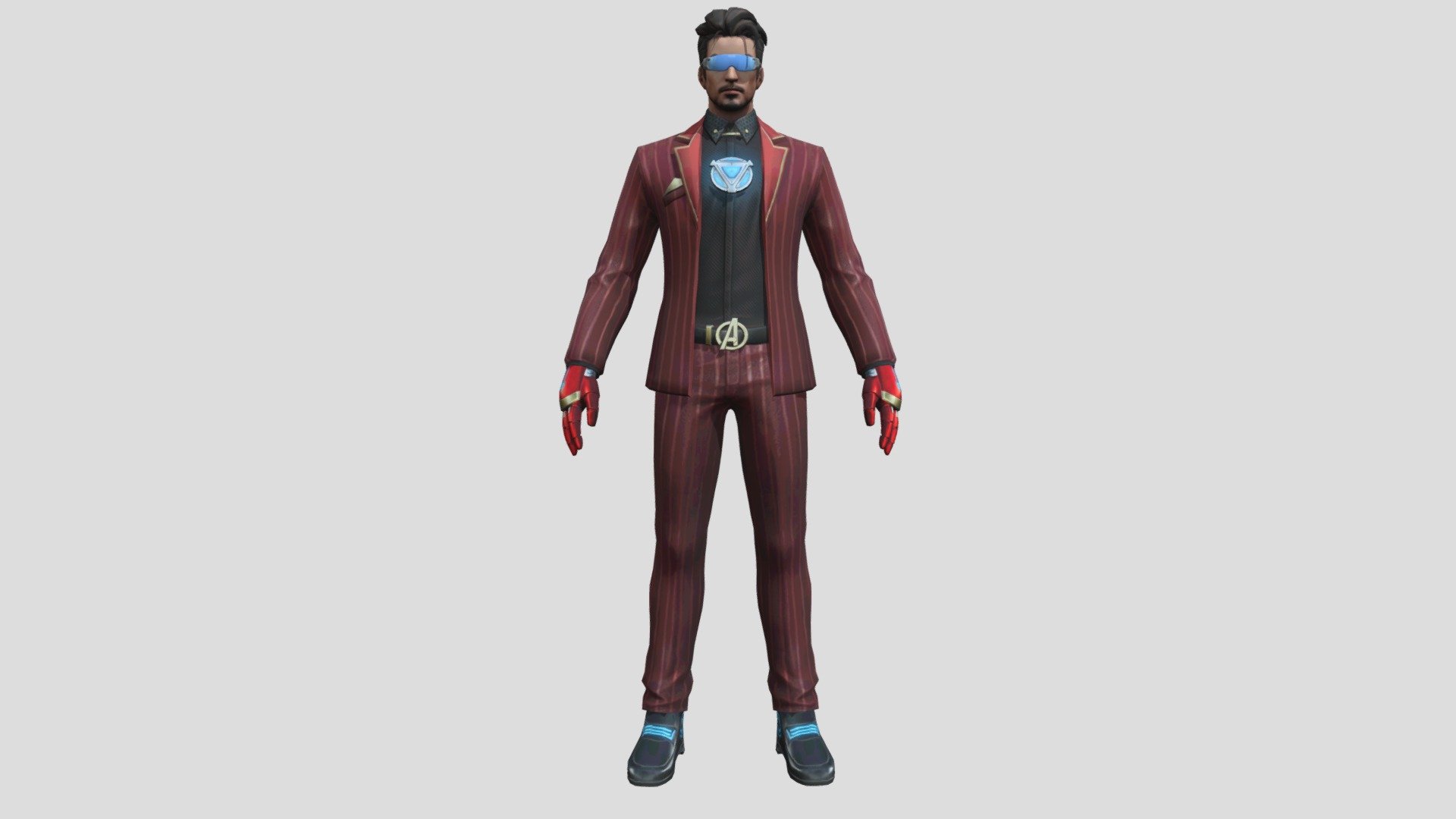 This is Iron Man Peace Time Version This Model is well textured or rigged You can download it and can use it on your animations - Iron Man (Peacetime Celebrity) - 3D model by CAPTAAINR 3d model