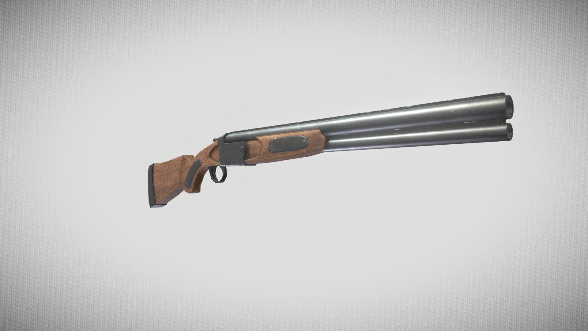 This is an Over and Under Shotgun/Rifle I have made. It could be used in game or for cinematics. It has around 1200 vertices.It is split in individual parts , ready for rigging and animating - OverAndUnder Shotgun - Buy Royalty Free 3D model by Big2XG 3d model
