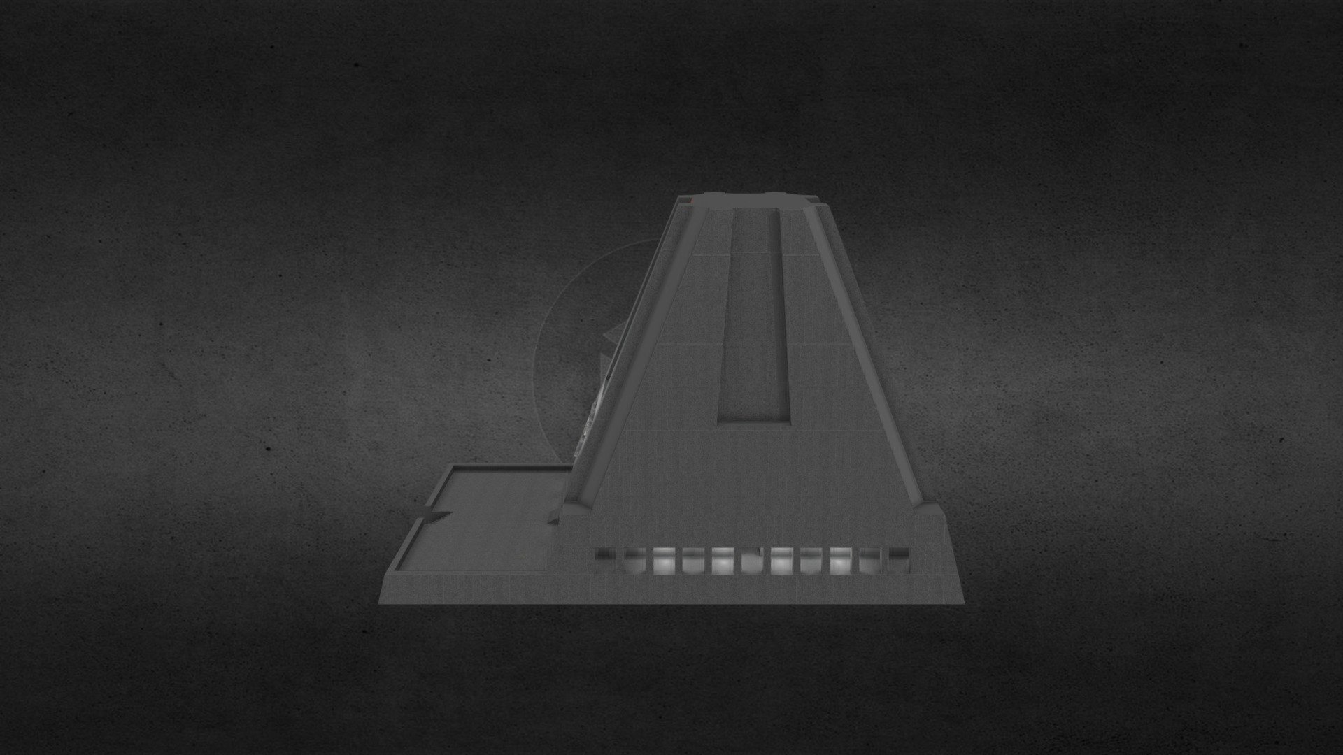 This model was made for fun and it is not representing or celebrating the nazi idealogy and people behind it.

Simple model (my second finalized), I am still fighting with texturing and have a long way ahead of me.

This model was made as follow up on my first published model. Still in the nazi theme, possibly nazi moon/space exploration.

But most importanly it is still just my learning model :D

It might be something like Nazi HQ and so on. Hope you like it 3d model